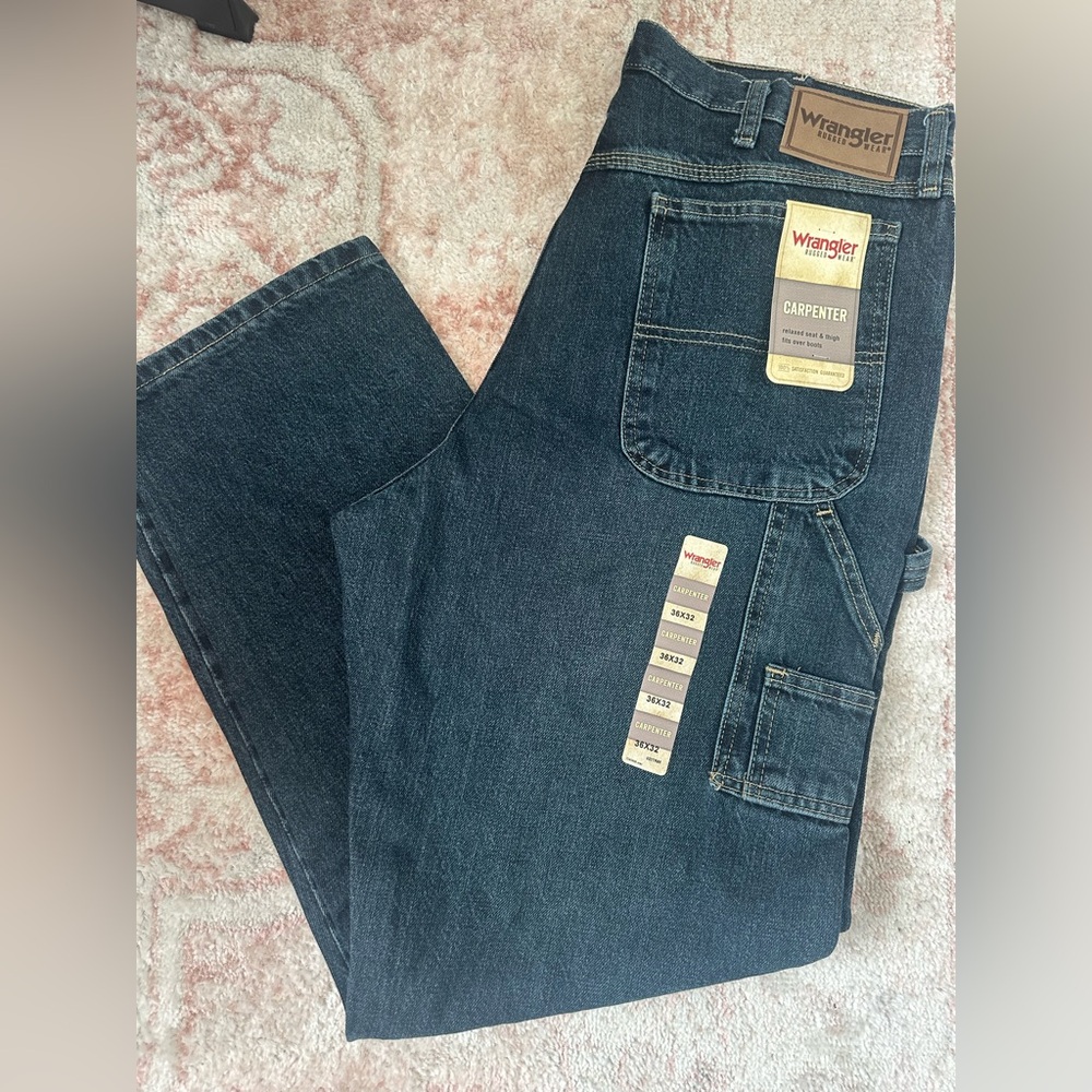 Wrangler relaxed fit carpenter jeans